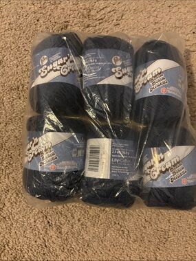 Lily Sugar'n Cream Denim Yarn - Indigo